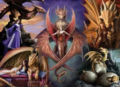 Bluebird - Anne Stokes - Dragon Fellowship - 1000 Piece Jigsaw Puzzle Online