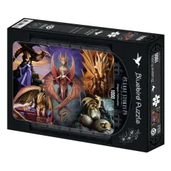 Bluebird - Anne Stokes - Dragon Fellowship - 1000 Piece Jigsaw Puzzle Online