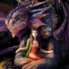 Bluebird - Anne Stokes - Spirit Dragon - 1000 Piece Jigsaw Puzzle Hot