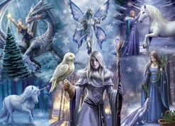 Bluebird - Anne Stokes - Winter Fantasy - 1000 Piece Jigsaw Puzzle Fashion