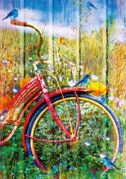 Bluebird - s on a Bicycle - 1000 Piece Jigsaw Puzzle Best