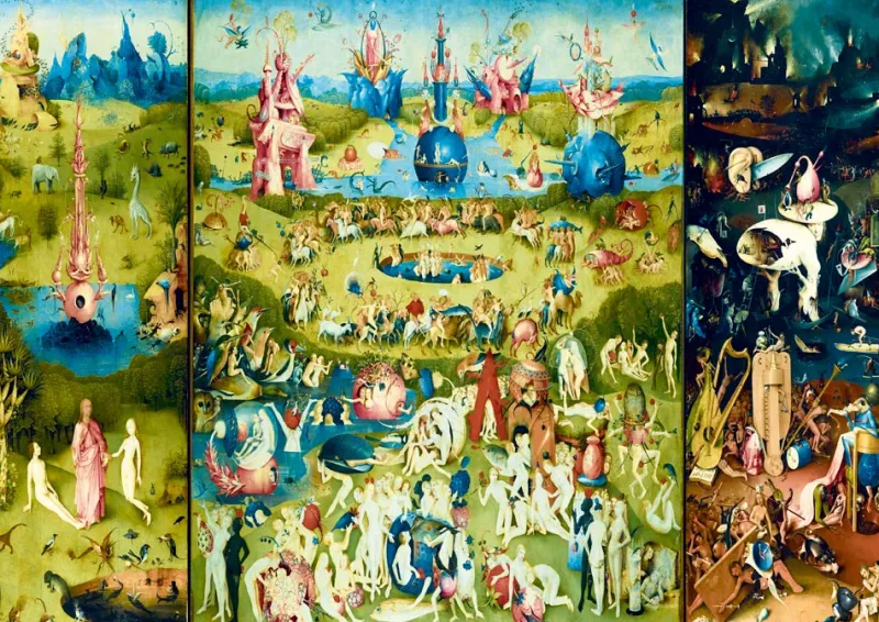Art by Bluebird Bluebird - Bosch - The Garden of Earthly Delights - 1000 piece jigsaw puzzle New