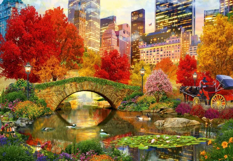 Bluebird - Central Park NYC - 1000 Piece Jigsaw Puzzle Best