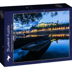 Art by Bluebird Bluebird - Chinon au Coucher du Soleil, France - 1000 piece jigsaw puzzle Discount