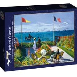 Art by Bluebird Bluebird - Claude Monet - Garden at Sainte-Adresse, 1867 - 1000 piece jigsaw puzzle Discount