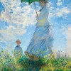 Art by Bluebird Bluebird - Claude Monet - Woman with a Parasol - Madame Monet and Her Son - 1000 piece jigsaw puzzle Fashion