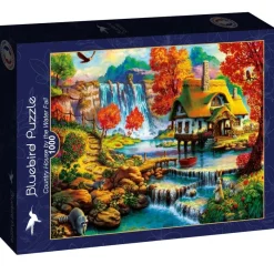 Bluebird - Country House by the Water Fall - 1000 Piece Jigsaw Puzzle Outlet