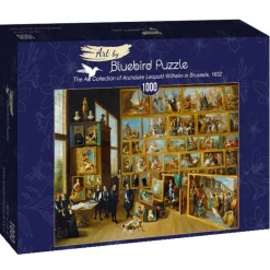 Art by Bluebird Bluebird - David Teniers the Younger - The Art Collection of Archduke Leopold Wilhelm in Brussels, 1652 - 1000 Piece Jigsaw Puzzle Fashion