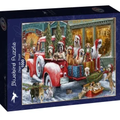 Bluebird - Dogs on Truck - 1000 Piece Jigsaw Puzzle Best