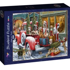 Bluebird - Dogs on Truck - 500 Piece Jigsaw Puzzle Clearance