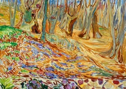 Art by Bluebird Bluebird - Edvard Munch - Elm Forrest in Spring, 1923 - 1000 Piece Jigsaw Puzzle Outlet