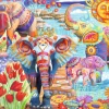 Bluebird - Elephants in the Garden - 1000 Piece Jigsaw Puzzle New