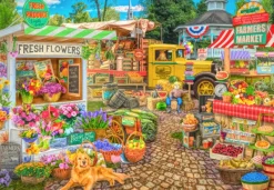Bluebird - Farmers Market Spring Summer Season - 1000 Piece Jigsaw Puzzle Discount
