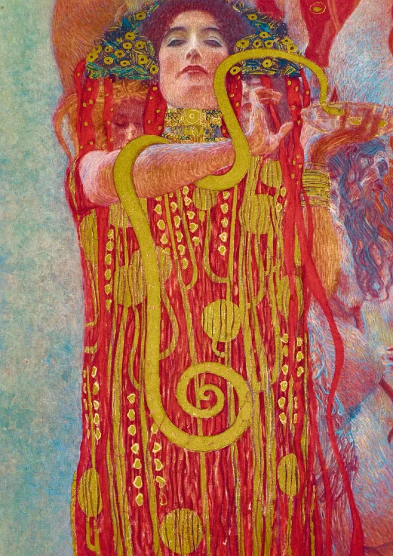 Art by Bluebird Bluebird - Gustave Klimt - Hygieia, 1931 - 1000 Piece Jigsaw Puzzle Clearance