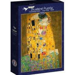 Art by Bluebird Bluebird - Gustave Klimt - The Kiss, 1908 - 1000 piece jigsaw puzzle Discount
