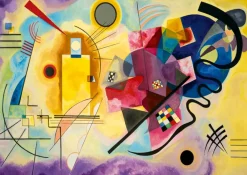 Art by Bluebird Bluebird - Kandinsky - Gelb-Rot-Blau, 1925 - 1000 Piece Jigsaw Puzzle Online