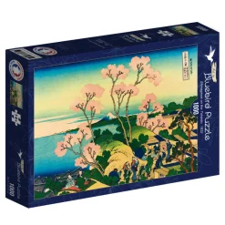 Bluebird - Katsushika Hokusai - Shinagawa on the Tokaido, 1832 - 1000 Piece Jigsaw Puzzle Fashion