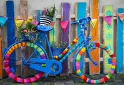 Art by Bluebird Bluebird - My Beautiful Colorful Bike - 1000 Piece Jigsaw Puzzle Discount