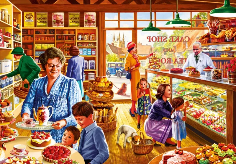 Bluebird - Nostalgic Cake shop - 1000 Piece Jigsaw Puzzle Online