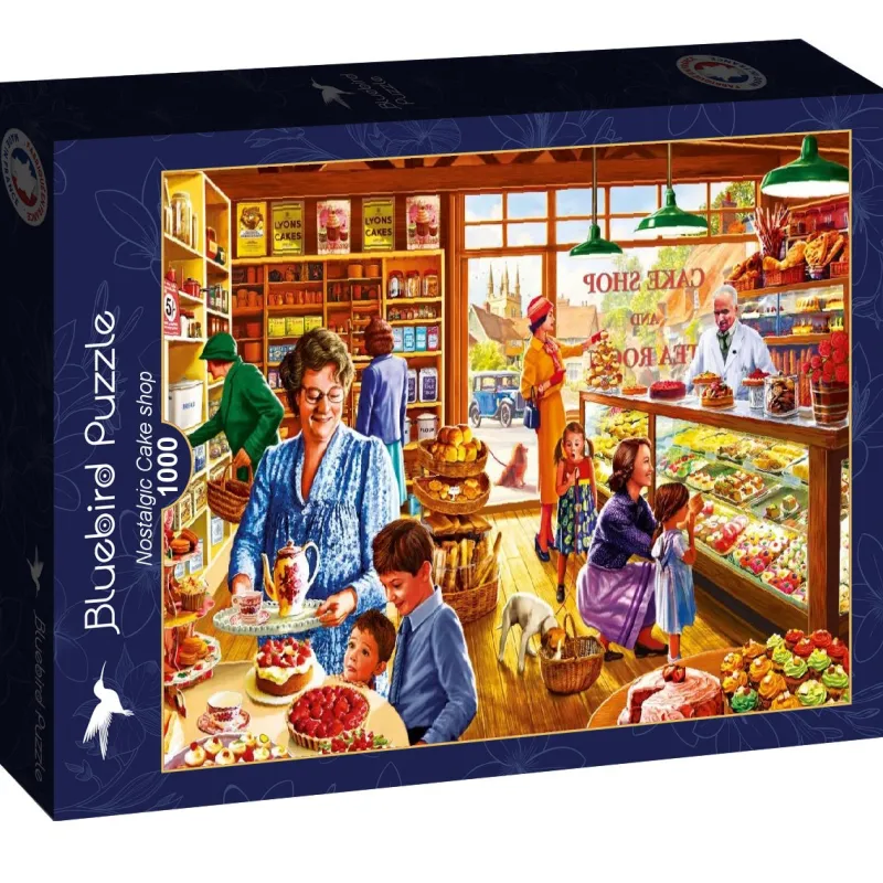 Bluebird - Nostalgic Cake shop - 1000 Piece Jigsaw Puzzle Online
