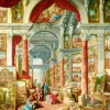 Art by Bluebird Bluebird - Panini - Picture Gallery with Views of Modern Rome, 1757 - 1000 Piece Jigsaw Puzzle Sale