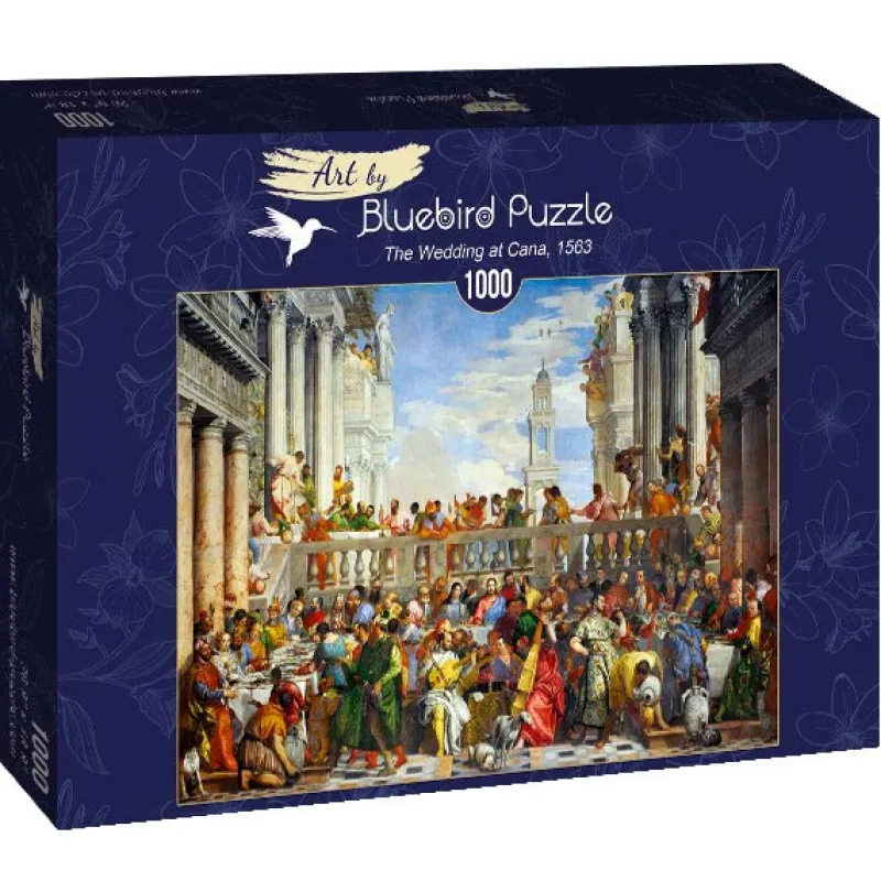 Art by Bluebird Bluebird - Paolo Veronese - The Wedding at Cana, 1563 - 1000 Piece Jigsaw Puzzle Fashion