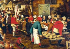 Art by Bluebird Bluebird - Pieter Brueghel the Younger - Peasant Wedding Feast - 1000 Piece Jigsaw Puzzle Discount