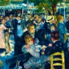 Art by Bluebird Bluebird - Renoir - Dance at Le Moulin de la Galette, 1876 - 1000 Piece Jigsaw Puzzle Online