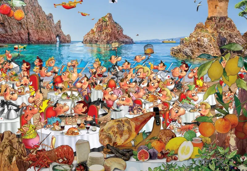 Bluebird - Ruyer François : Corsica - 1000 Piece Jigsaw Puzzle Fashion