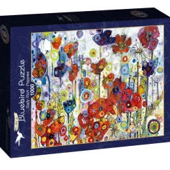 Art by Bluebird Bluebird - Sally Rich - Poppies - 1000 piece jigsaw puzzle Fashion