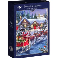 Bluebird - Santa and his Sleigh - 1000 Piece Jigsaw Puzzle Best