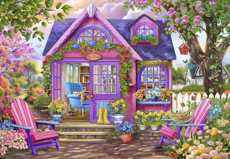 Bluebird - She Shed - 1000 Piece Jigsaw Puzzle Fashion
