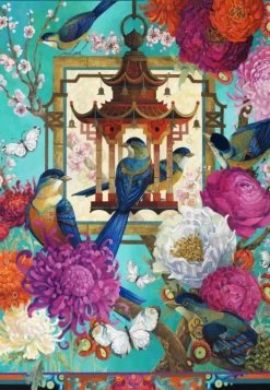 Bluebird - The Asiatic Garden - 1000 Piece Jigsaw Puzzle Fashion