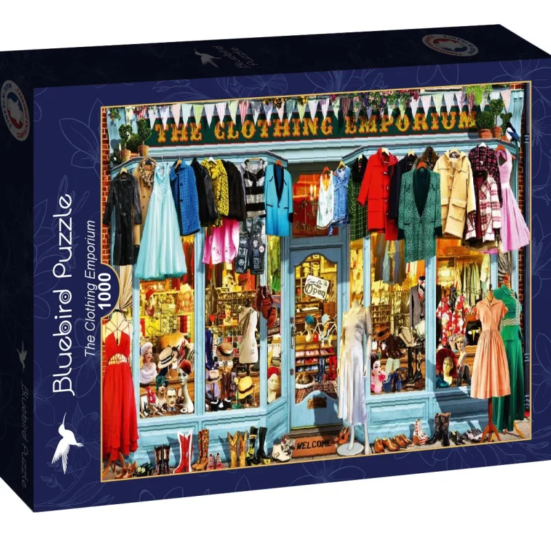 Bluebird - The Clothing Emporium - 1000 Piece Jigsaw Puzzle Outlet