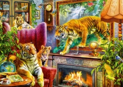 Bluebird - Tigers Coming to Life - 1000 Piece Puzzle Hot