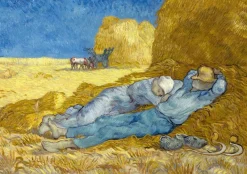 Art by Bluebird Bluebird - Vincent Van Gogh - The siesta (after Millet), 1890 - 1000 Piece Jigsaw Puzzle Best