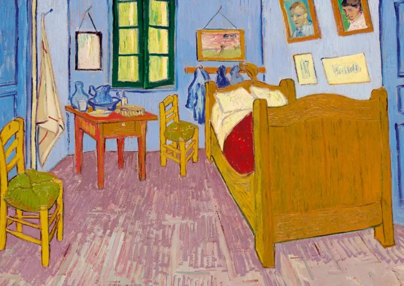 Art by Bluebird Bluebird - Vincent Van Gogh - Bedroom in Arles, 1888 - 1000 Piece Jigsaw Puzzle Hot
