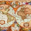 Bluebird - Vintage Map - 1000 Piece Jigsaw Puzzle Online