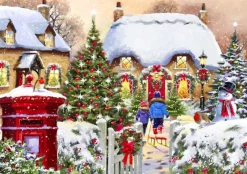 Bluebird - Winter Cottage - 1000 Piece Jigsaw Puzzle Clearance