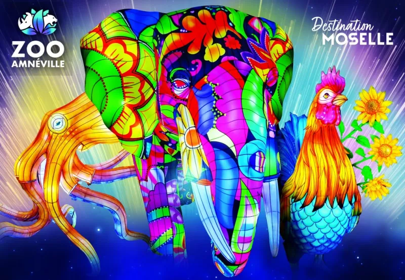 Art by Bluebird Bluebird - Zoo d'Amnéville - Luminescence - 1000 piece jigsaw puzzle Best