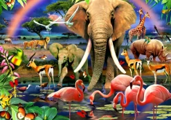 Bluebird Puzzle - African Savannah - 1500 piece jigsaw puzzle Hot