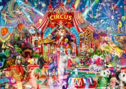 Bluebird Puzzle - A Night at the Circus - 4000 piece jigsaw puzzle New