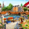 Bluebird Puzzle - Amsterdam - 1500 Piece Jigsaw Puzzle Clearance