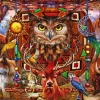 Bluebird Puzzle - Animal Totem - 1000 Piece Puzzle Online