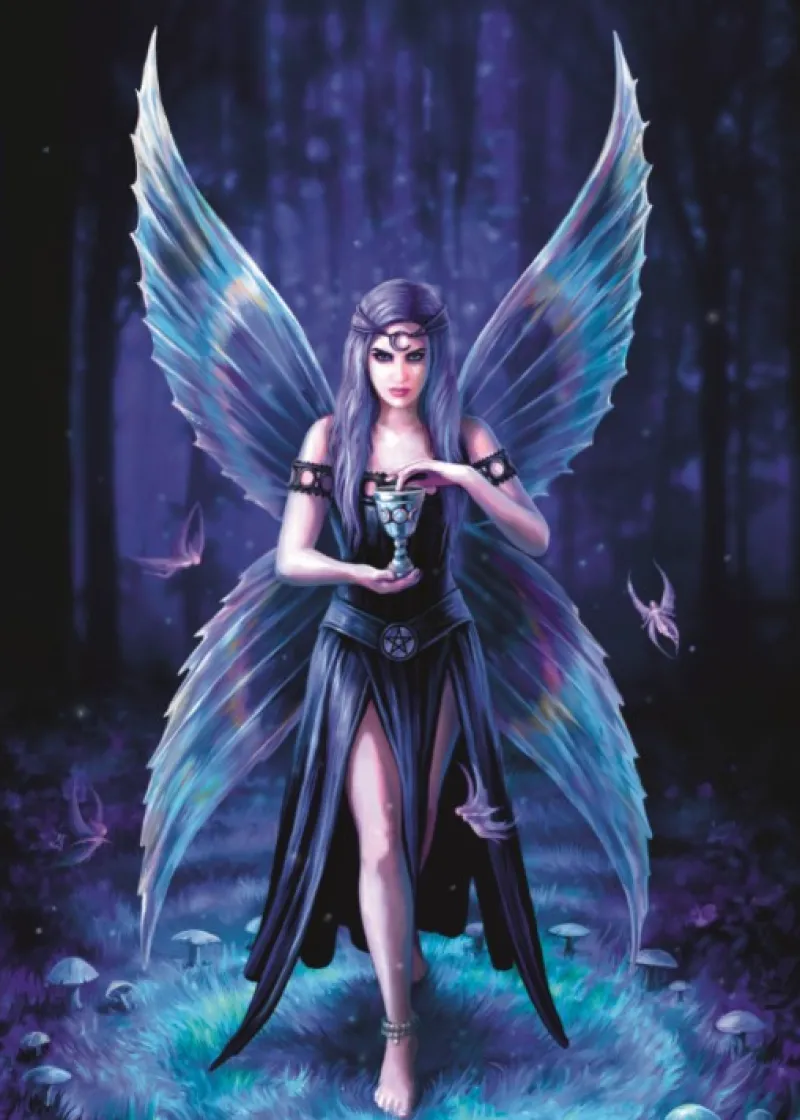 Bluebird Puzzle - Anne Stokes - Enchantment - 1000 Piece Jigsaw Puzzle Online