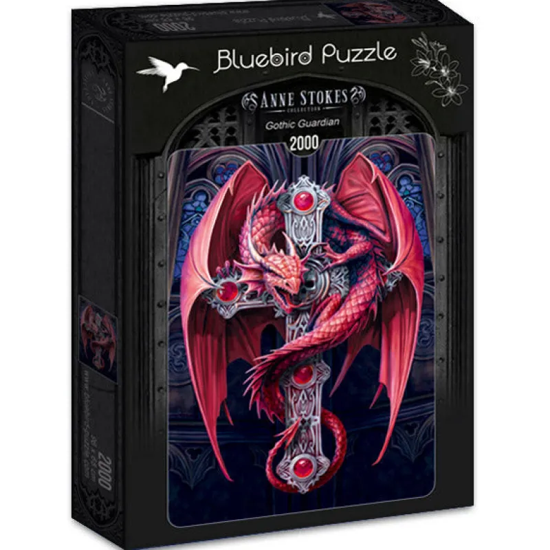 Bluebird Puzzle - Anne Stokes - Gothic Guardian - 2000 Piece Jigsaw Puzzle Discount