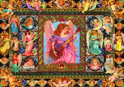 Bluebird Puzzle 70027 Antique Angels 1500 Piece Jigsaw Puzzle Best