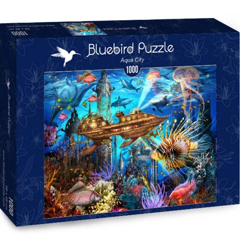Bluebird Puzzle - Aqua City - 1000 Piece Jigsaw Puzzle Sale