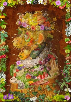 Bluebird Puzzle - Arcimboldo by Ruyer - 1000 Piece Jigsaw Puzzle Best