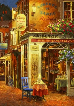Bluebird Puzzle - Auberge de Savoie Restaurant - 1000 Piece Puzzle Clearance